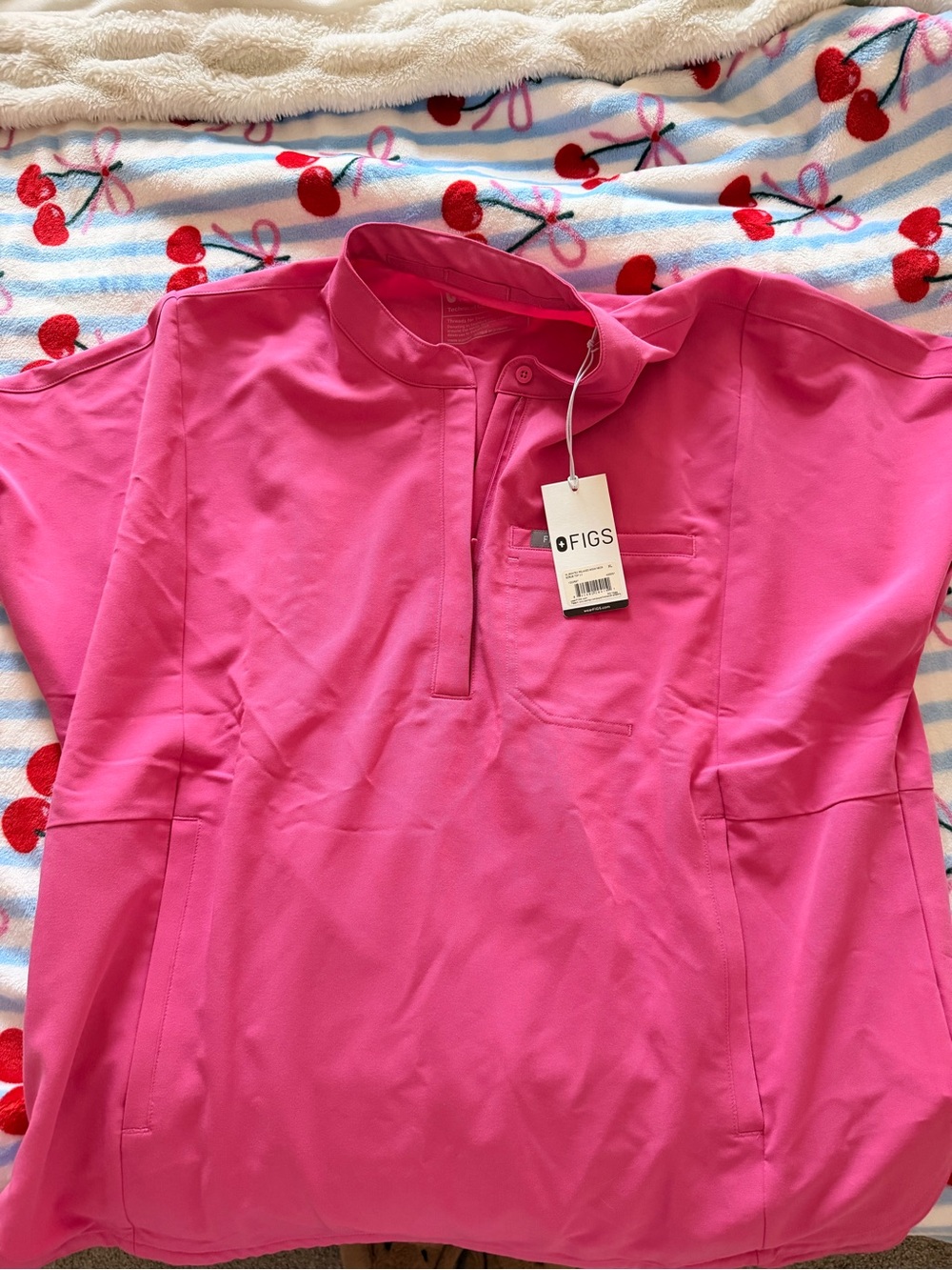 FIGS F’ing Pink Montex Scrub Top